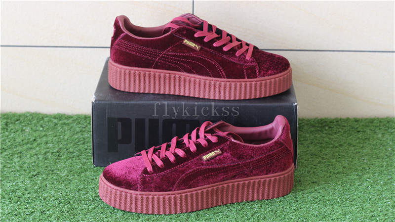 Rihanna Puma X Fenty Creepers Red Wine